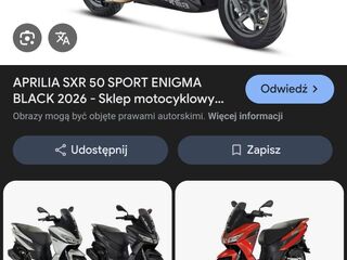 Skuter Aprilla SXR 50