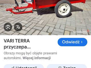 Przyczepka ogrodowa