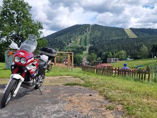 transport motocykla Honda Africa twin 750