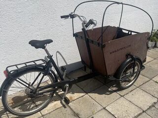 Rower Cargo ze skrzynia na dzieci