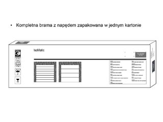 Brama segmentowa nowa w opakowaniu 270x60x30