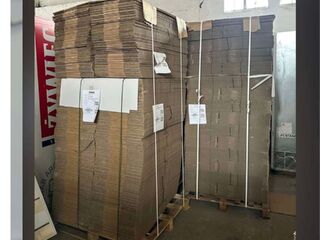 9 Palet 120x100 230cm wysokość Kartony
