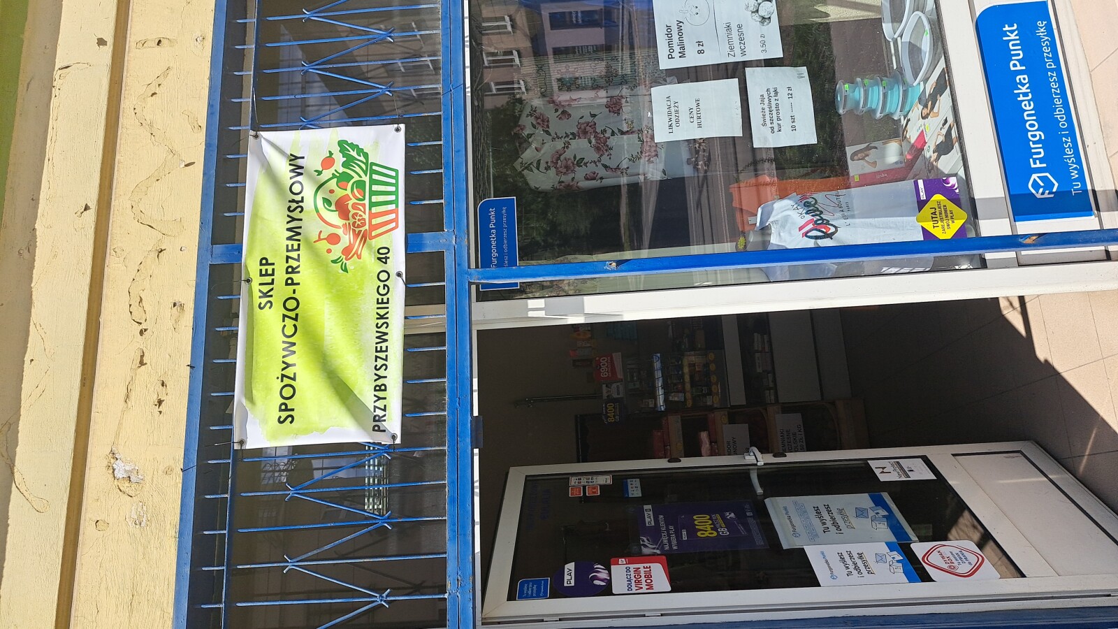 Zdjęcie przedstawiające Furgonetka Punkt Łódź Przybyszewskiego 40