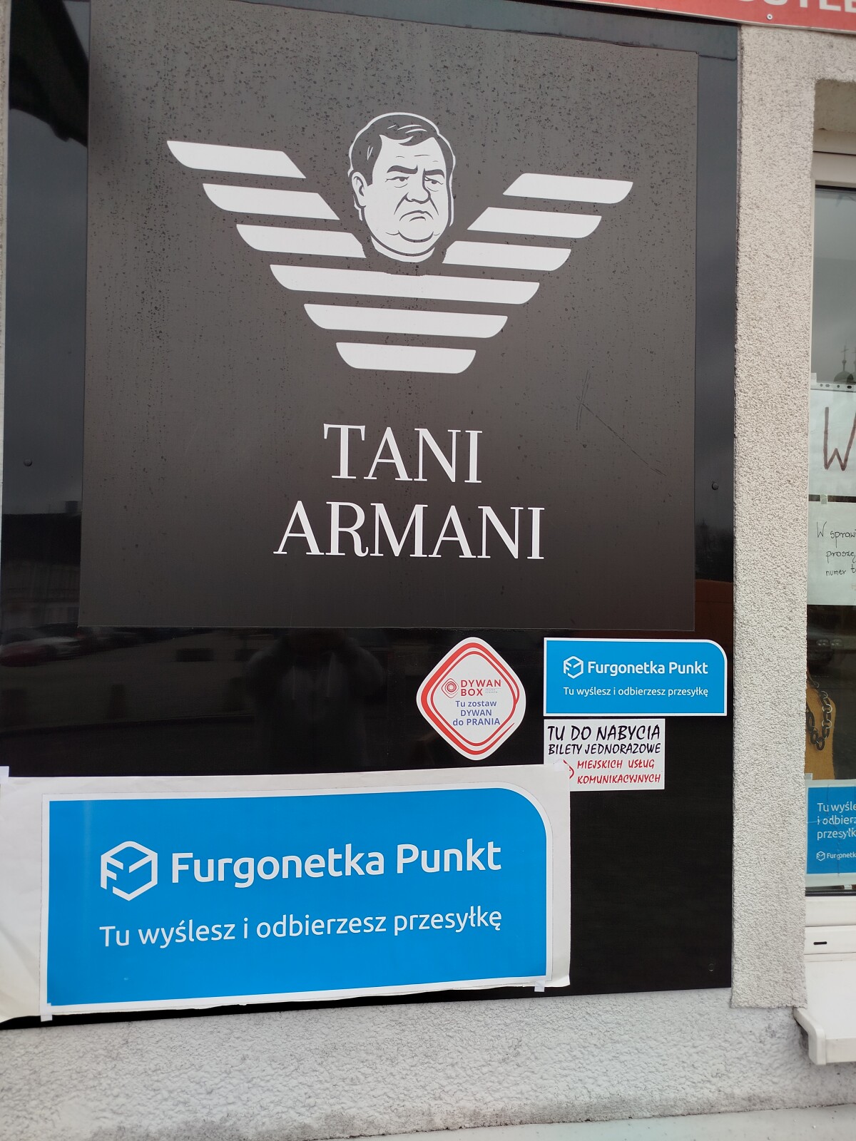 Punkt kurierski Ozorków Plac Św. Jana Pawła II 12 Furgonetka Punkt