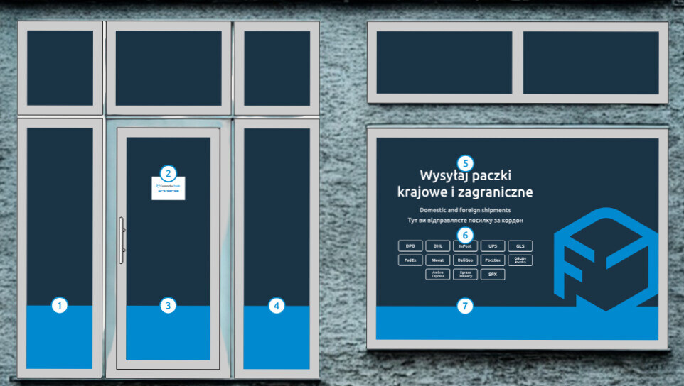 Zdjęcie przedstawiające Furgonetka Punkt Słupsk Ignacego Paderewskiego 9