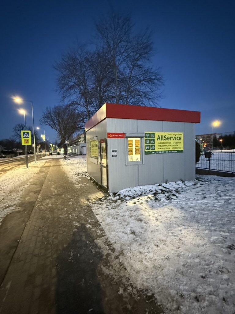 Zdjęcie przedstawiające Furgonetka Punkt Wiechlice Brzozowa 17a kiosk