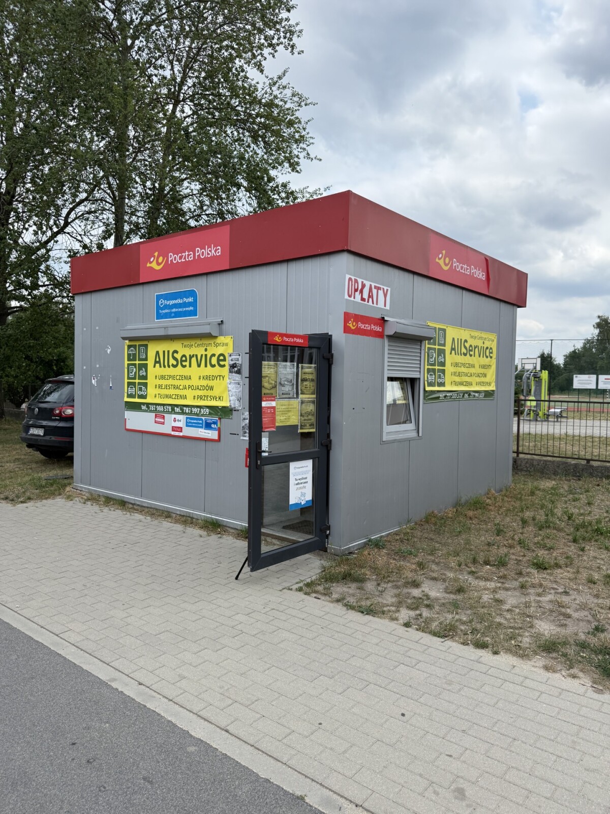 Zdjęcie przedstawiające Furgonetka Punkt Wiechlice Brzozowa 17a kiosk