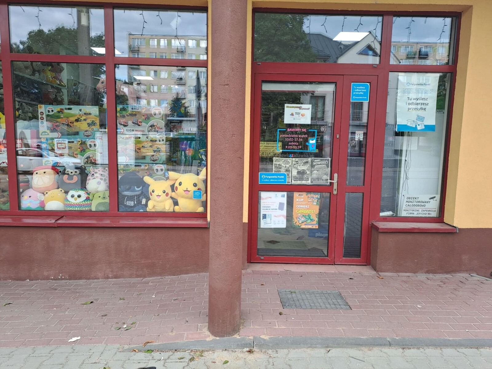 Punkt kurierski RAWA MAZOWIECKA Tomaszowska 10J Furgonetka Punkt