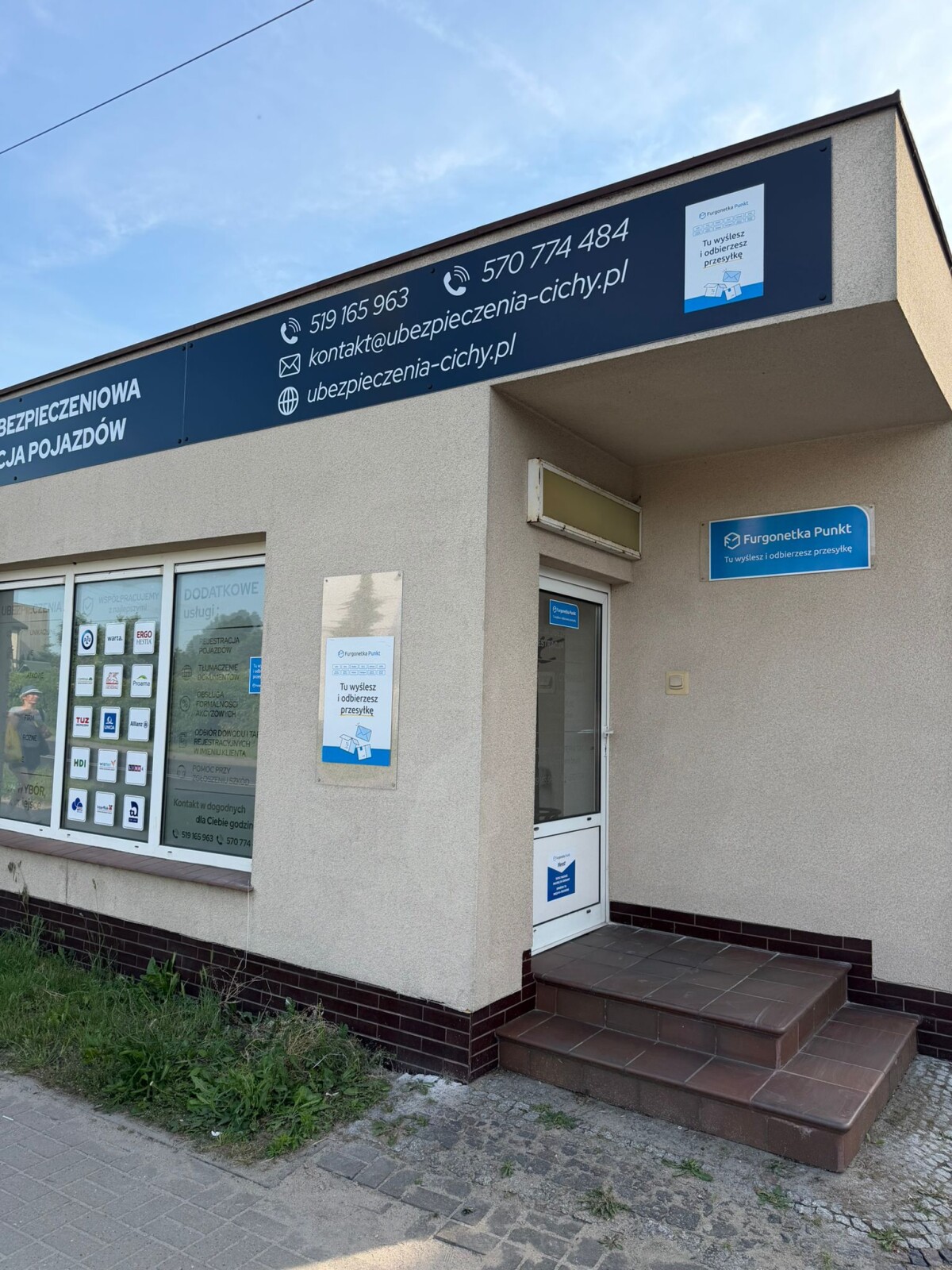 Punkt kurierski Błaszki Kazimierza Pułaskiego 10 Furgonetka Punkt