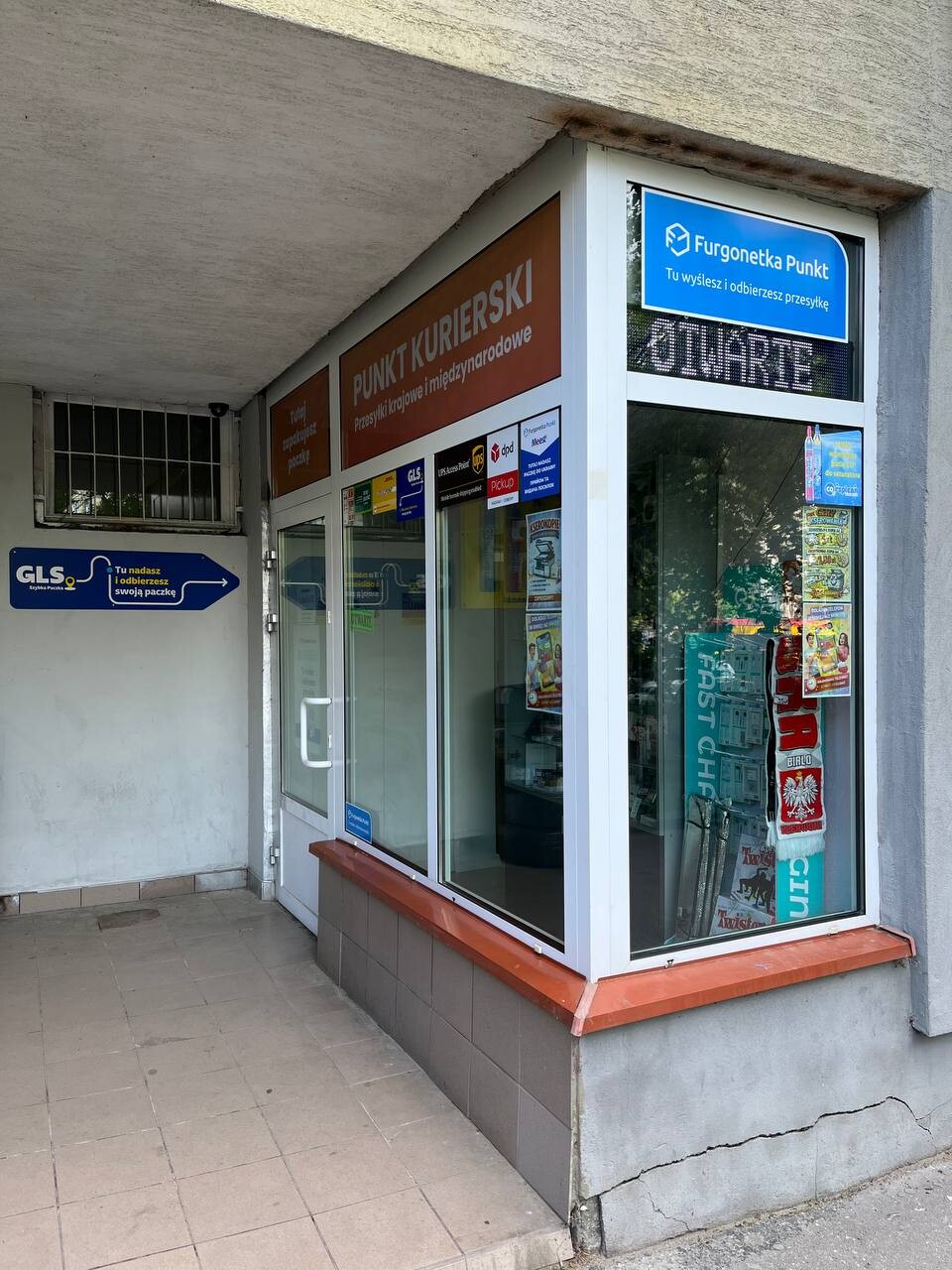 Zdjęcie przedstawiające Furgonetka Punkt Warszawa Rembielińska 5 lokal LU2