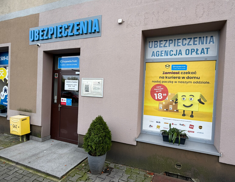 Zdjęcie przedstawiające Furgonetka Punkt Chorzów ul.Podmiejska 34/U1