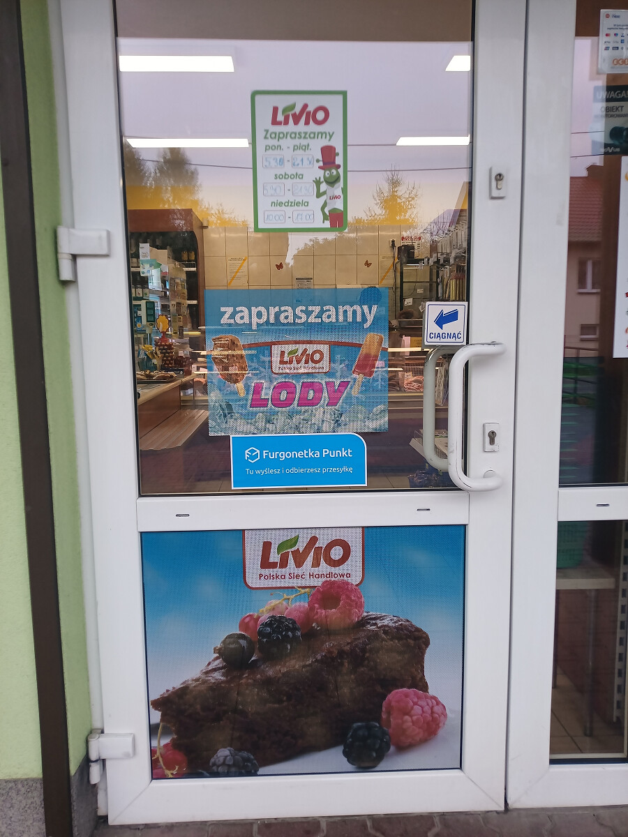 Punkt kurierski Brzegi Brzegi 110 Furgonetka Punkt