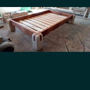 Łóżko-4 deski do 2mb i 4 kamienie na palecie