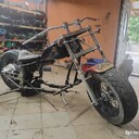 Rama motocykla na kołach + karton części