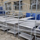 transport 8 x stół do pakowania i 2 x wózek