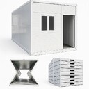 kontener złożony 450 kg