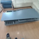 Rozmontowane łóżko metalowe z materacem